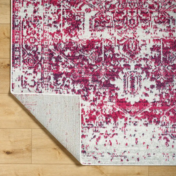 Surya hap opal 1020 burgundy Purple, Multicoloured Living Room Moroccan Rug.