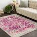 Surya hap opal 1020 burgundy Purple, Multicoloured Living Room Moroccan Rug.