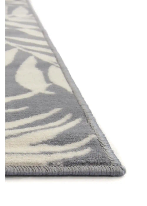 Homemaker maestro organic leaf grey Grey Living Room  Rug.