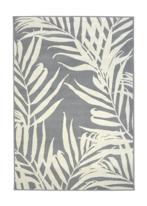 Homemaker maestro organic leaf grey Grey Living Room  Rug.