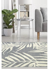 Homemaker maestro organic leaf grey Grey Living Room  Rug.