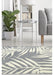 Homemaker maestro organic leaf grey Grey Living Room  Rug.