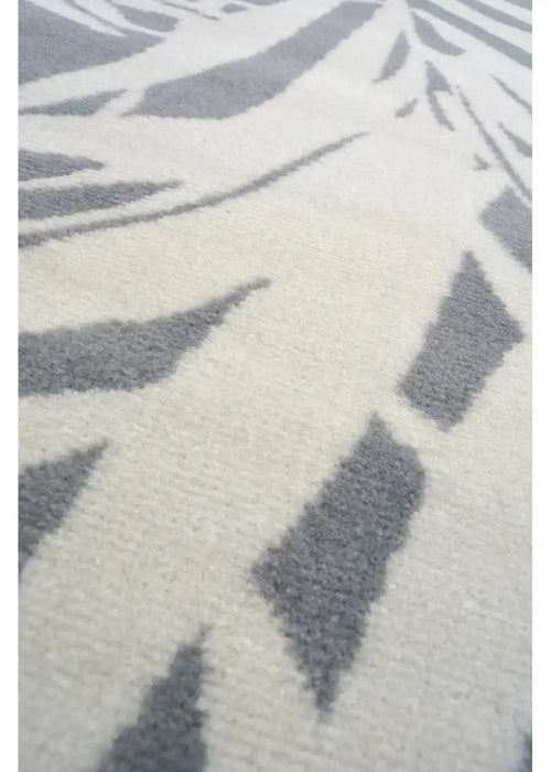 Homemaker maestro organic leaf grey Grey Living Room  Rug.