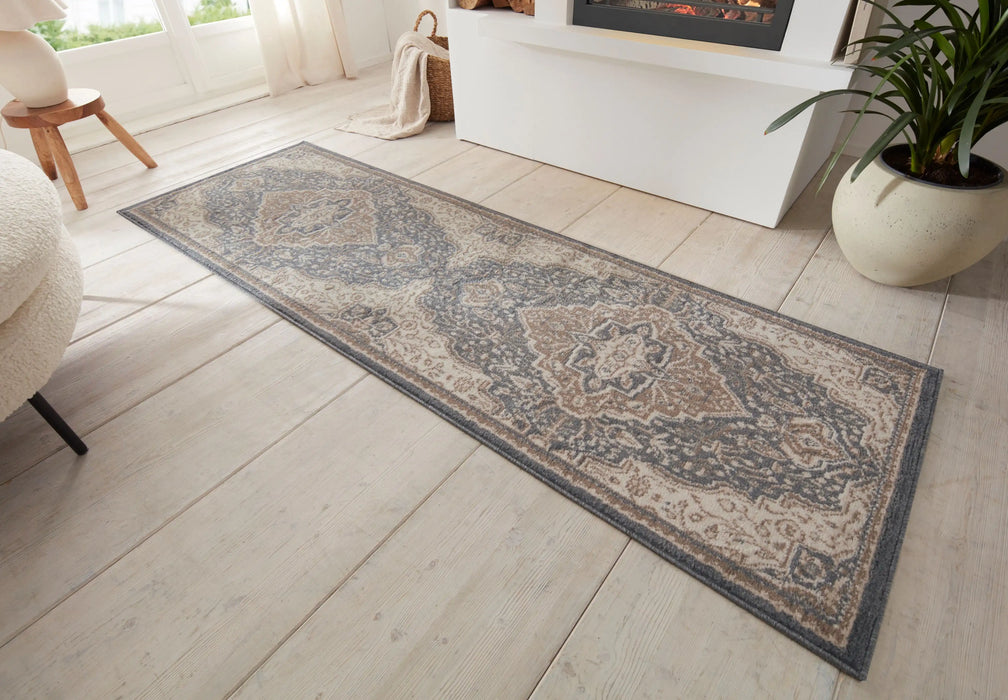 Hanse Home terrain orken black brown Brown, Black Living Room Moroccan Rug.
