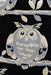 Woven Edge natural world owl Grey, Black Living Room Wool Rug.