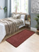 My Mats buddy ox red Red Living Room Shaggy Rug.
