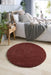 My Mats buddy ox red Red Living Room Shaggy Rug.