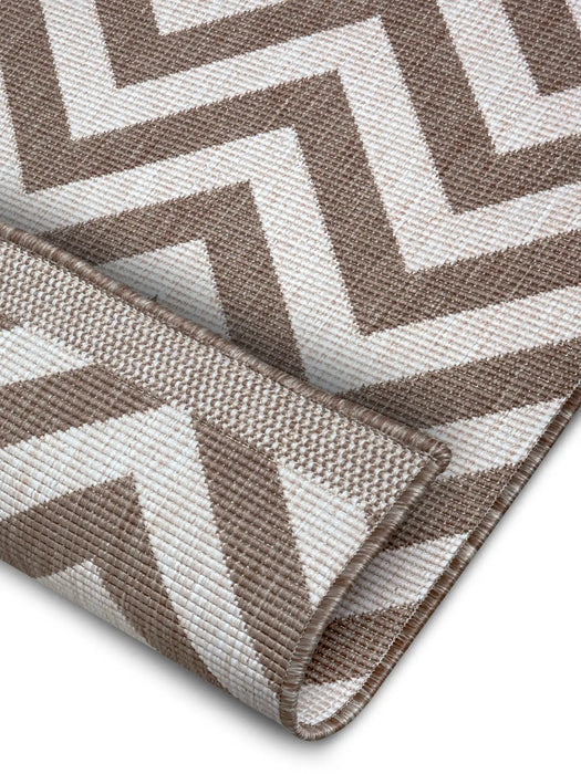 NorthRugs twin supreme palma linen Brown Living Room Striped Rug.