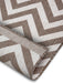 NorthRugs twin supreme palma linen Brown Living Room Striped Rug.