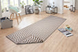 NorthRugs twin supreme palma linen Brown Living Room Striped Rug.