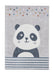 Think Rugs vida washable panda Grey Bedroom  Washable Rug.