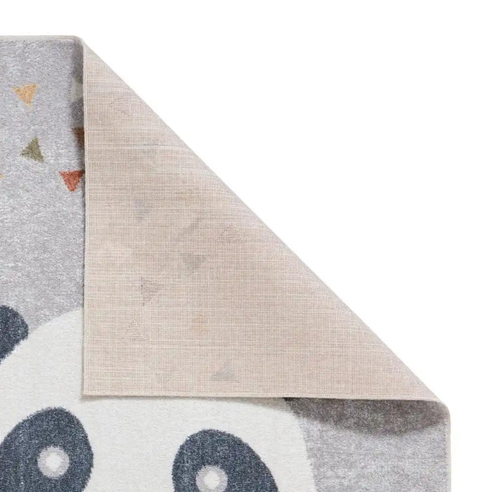Think Rugs vida washable panda Grey Bedroom  Washable Rug.