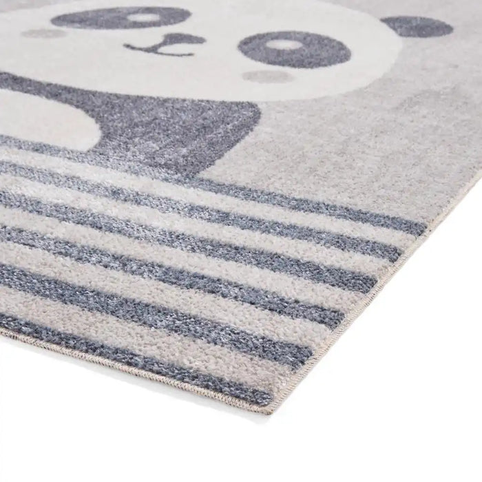 Think Rugs vida washable panda Grey Bedroom  Washable Rug.
