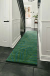 Woven Edge woven edge runners paradise c2 green Green Living Room Wool Rug.