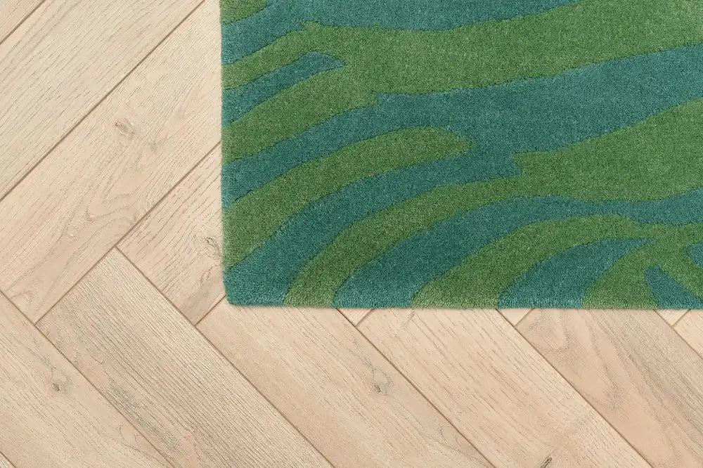 Woven Edge woven edge runners paradise c2 green Green Living Room Wool Rug.