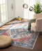 Likewise Matting persian classic parisa Blue, Multicoloured Living Room Moroccan Rug.
