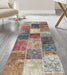 Likewise Matting toyko patchwork Multicoloured Living Room Geometric Rug.