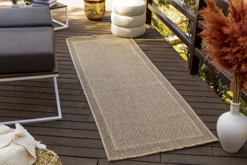 Surya mge penny 2300 camel Brown Outdoor  Flat Weave Rug.