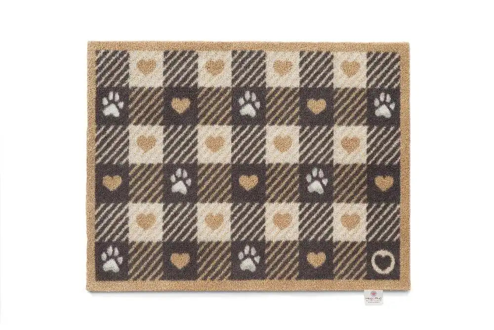 Hug Rug hug rug pet pet check Multicoloured Kitchen  Doormat Rug.