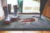 My Mats nylon indoor pheasant Brown, Grey, Multicoloured Kitchen  Washable Rug.