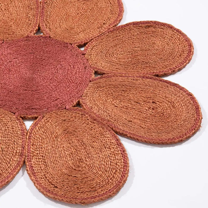 Esselle spinningfields pink Pink Living Room Natural Fibre Rug.
