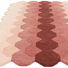 Asiatic hive teal pink Pink, Cream Living Room Natural Fibre Rug.