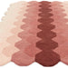 Asiatic hive teal pink Pink, Cream Living Room Natural Fibre Rug.