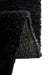 Homemaker snug melrose plain black Black Living Room Geometric Rug.