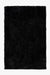 Homemaker snug melrose plain black Black Living Room Geometric Rug.