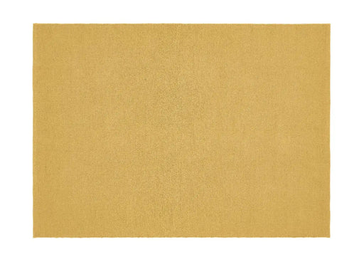 Origins hug rug woven plain gold Yellow Living Room Flat Weave Rug.