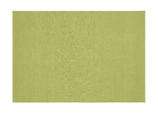 Origins hug rug woven plain green Green Living Room Flat Weave Rug.