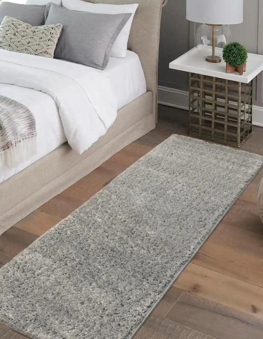 Homemaker snug melrose plain grey Grey Living Room Geometric Rug.