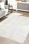 Homemaker snug melrose plain ivory Ivory Living Room Geometric Rug.