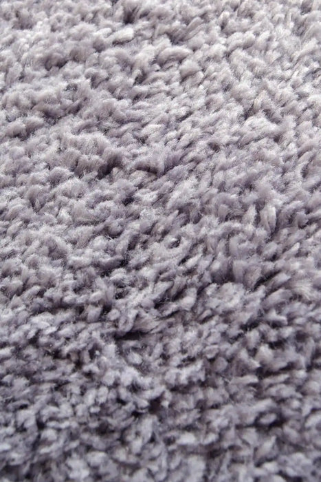 Homemaker snug melrose plain lilac Purple Living Room Geometric Rug.