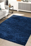 Homemaker snug melrose plain navy Blue, Navy Living Room Geometric Rug.
