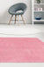 Homemaker snug melrose plain pink Pink Living Room Geometric Rug.