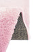Homemaker snug melrose plain pink Pink Living Room Geometric Rug.