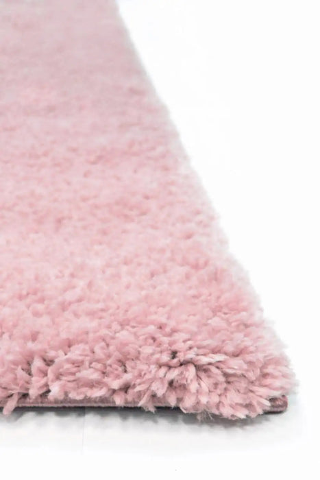 Homemaker snug melrose plain pink Pink Living Room Geometric Rug.