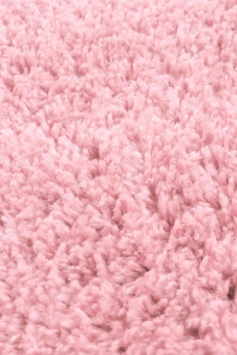 Homemaker snug melrose plain pink Pink Living Room Geometric Rug.