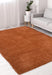 Homemaker snug melrose plain terra Teal Living Room Geometric Rug.