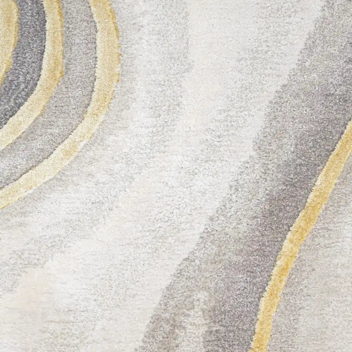 Nourison prismatic prs31 charcoal grey Grey, Multicoloured Living Room Wool Rug.