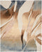 Nourison prismatic prs35 sand Beige Living Room Wool Rug.