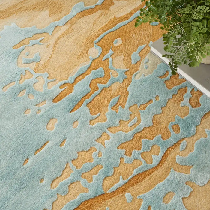 Sand Patterned Rug Prismatic PRS36 Sand Blue Rugs - Buy PRS36 Sand Blue Rugs Online from ...
