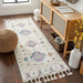 Surya lof pukyu 2300 multicolored Ivory, Multicoloured Living Room Shaggy Rug.