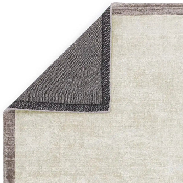 Asiatic blade border putty silver 07 Grey, Ivory Living Room  Rug.