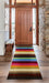 Likewise Matting linea rainbow Multicoloured Living Room Striped Rug.