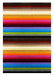 Likewise Matting linea rainbow Multicoloured Living Room Striped Rug.