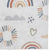 Think Rugs vida washable rainbow sun Multicoloured Bedroom  Washable Rug.
