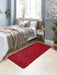 My Mats buddy red Red Living Room Shaggy Rug.