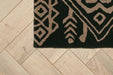 Woven Edge woven edge runners regalia c3 charcoal Brown, Grey Living Room Wool Rug.